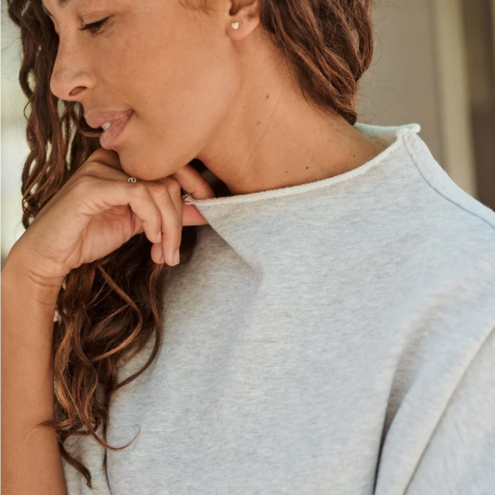 Frank & Eileen Funnel Neck Capelet - Picture 3 of 9